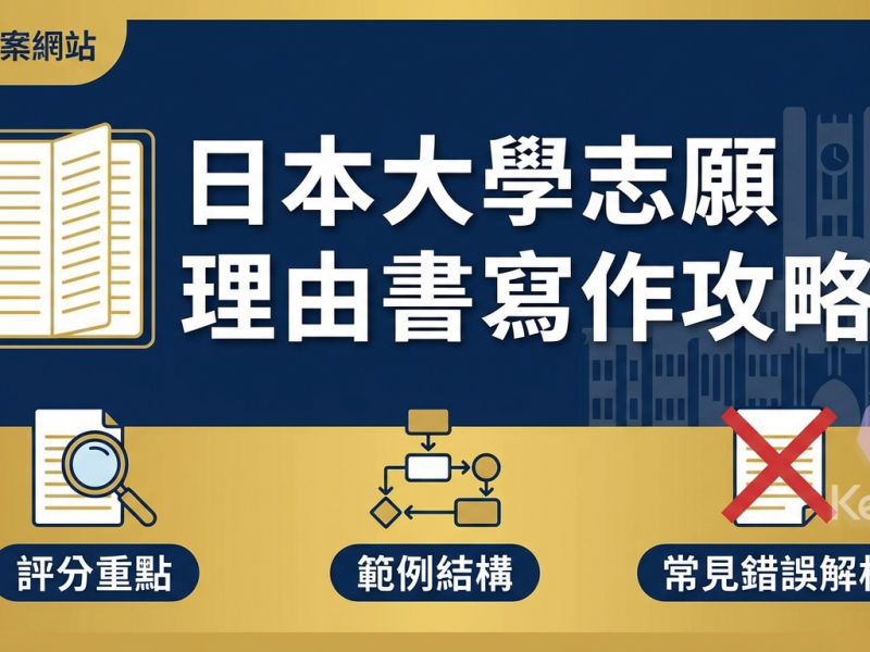 日本大學志願理由書寫作攻略｜評分重點、範例結構與常見錯誤解析